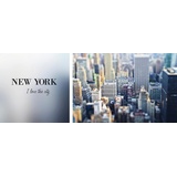 queence Leinwandbild »New York«, (Set), bunt