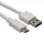 helos USB-C auf USB-A 1 m Weiß