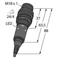 Turck Einweg-Lichtschranke M18-3NAEL-Q8