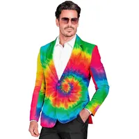 W WIDMANN MILANO Party Fashion - Party Jackett für Herren, 80er Jahre Kostüm Outfit für Karneval, Festival und Party
