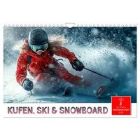 Calvendo Kufen, Ski & Snowboard (Wandkalender 2026 DIN A4