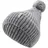 Sterntaler - Kid's Strickmütze Melange Bommel - Mütze Gr 47 cm grau
