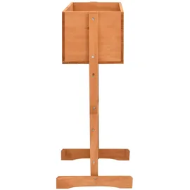 furnicato Garten-Spalier mit Pflanzkübel 45 x 30 cm Orange