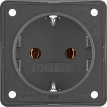 Berker Schuko-Steckd.anth m.Steckklemmen 947782505