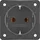 Berker Schuko-Steckd.anth m.Steckklemmen 947782505