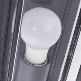ARCCHIO Außenwandleuchte Aluminium 25,5 cm mit Bewegungsmelder schwarz
