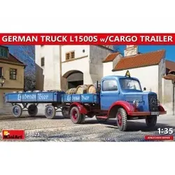 1:35 Deutscher LKW L1500S mit Anhänger