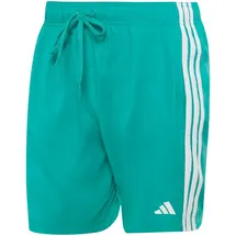 adidas 3-Streifen Badeshorts Equipment Green/White XL