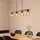 LINDBY Enrique 3-flg. 90 cm rund/Amber/Black/Oak
