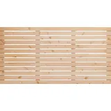 BM Massivholz BM Typ 238, Zaunfeld 180 x 90cm, Dou natur