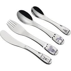 Kinderbesteck cilio PARTY - silber
