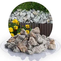 Granit Ziersplitt gelb-grau 16-32 mm - 25 kg Sack