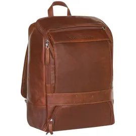 The Chesterfield Brand Rich Business-Rucksack Leder 45 cm Laptopfach braun