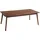 Beliani MADOX 200 x 75 x 100 cm dunkelbraun