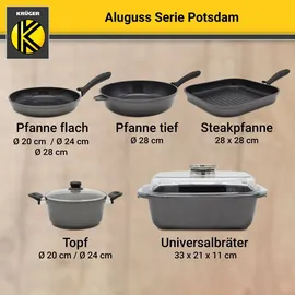 Krüger Potsdam Bratpfanne 28 cm tief