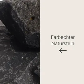 Schicker Mineral Basalt Gabionensteine anthrazit 60-120 mm - 25 kg, Sack
