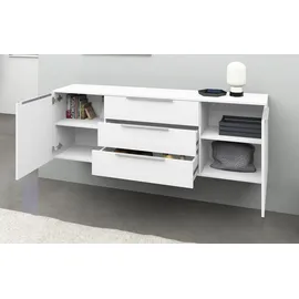 borchardt Möbel Sideboard 166 x 53 x 35 cm Weiß