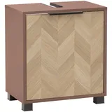 Schildmeyer Waschbeckenunterschrank Piazza braun B/H/T: ca. 50,3x56x33 cm