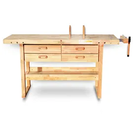 BAMATO Hobelbank WORK-1640 aus Massivholz