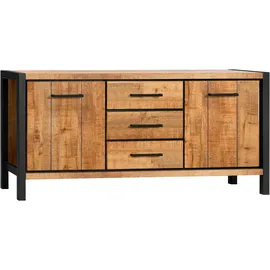 omg design Sideboard Ocean 180 x 80 x 48 cm Gelb / Mango