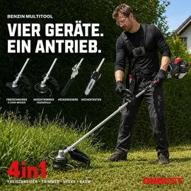 onbest MT1452 Multitool 4in1 Benzin 52cm3 1,9 PS