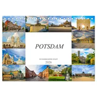 Calvendo Potsdam Wunderschöne Stadt (Tischkalender 2026 DIN A5 quer),
