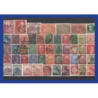 Rewa Collection 50 verschiedene Briefmarken Deutsches Reich