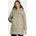 Essentials CLIMAWARM 3-Streifen Light Daunenparka mit Kapuze grau S