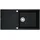 Franke Maris MRG 611-100 XL schwarz links Einbauspüle Handbetätigung 970 x 500 mm