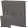 Szagato Heizkörperverkleidung 60 x 60 cm Design Raute silber