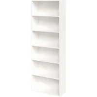 FMD Bücherregal Bitz 71,2 x 28 x 201 cm Weiß