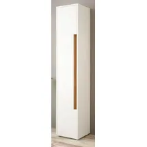furn.design Vitrine Hochschrank 34 x 34 x 200 cm Weiß