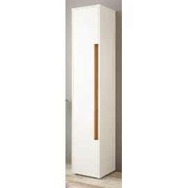 furn.design Vitrine Hochschrank 34 x 34 x 200 cm Weiß