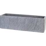 Trendline Blumenkasten 55 x 17 x 17 cm grau/schieferoptik