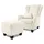 Home Affaire Sessel »Oliver«, (2 St.), inklusive Hocker, Microfaser, beige Sessel, 47116427-0 Microfaser