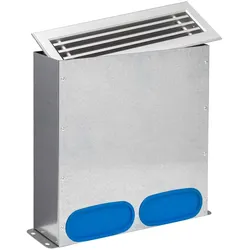 Kermi x-well boden-Luftauslass mit Metallgitter für Luftkanal 132x52