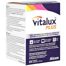 Junek Europ-Vertrieb GmbH Zweigniederlassung Vitalux Plus Lutein und Omega 3 Kapseln 84 St.