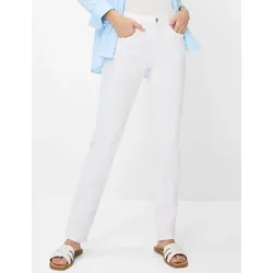 5-Pocket-Jeans BRAX "Style CAROLA", Damen, Gr. 38, Normalgrößen, weiß, 96% Baumwolle, 4% Elasthan, Jeans