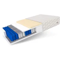 Fdm BOLONIA MAX Taschenfederkernmatratze 100 x 200 cm Latex