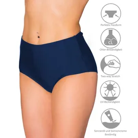 Aquarti Bikini-Hose Damen Dunkelblau 44