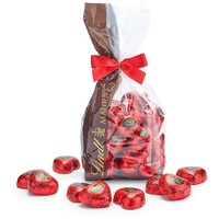 Lindt Schokolade LINDOR Schokoladenherzen | 500 g | Ca. 35 Herzen aus dunkler Schokolade (70 %) mit zartschmelzender Füllung | Pralinengeschenk | Schokoladengeschenk
