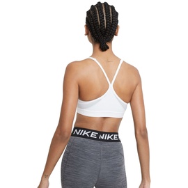 Nike Damen Sport-BH Swoosh Medium Support weiss | S