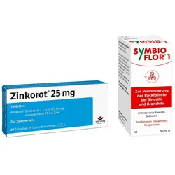 Zinkorot 25 Mg Tabletten + Symbioflor 1 Suspension