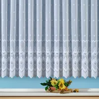 WECKBRODT Gardine »London«, (1 St.), Jacquard, Allover, Motiv, halbtransparent,