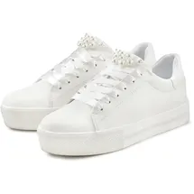 LASCANA LASCANA, Sneaker Perlen, weiß