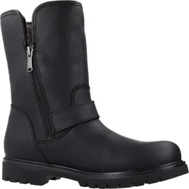 Panama Jack Damen Singapur Motorcycle Boot, Black B022, 41 EU