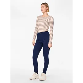 Pieces Jeggings Regular Maritime Blau XL