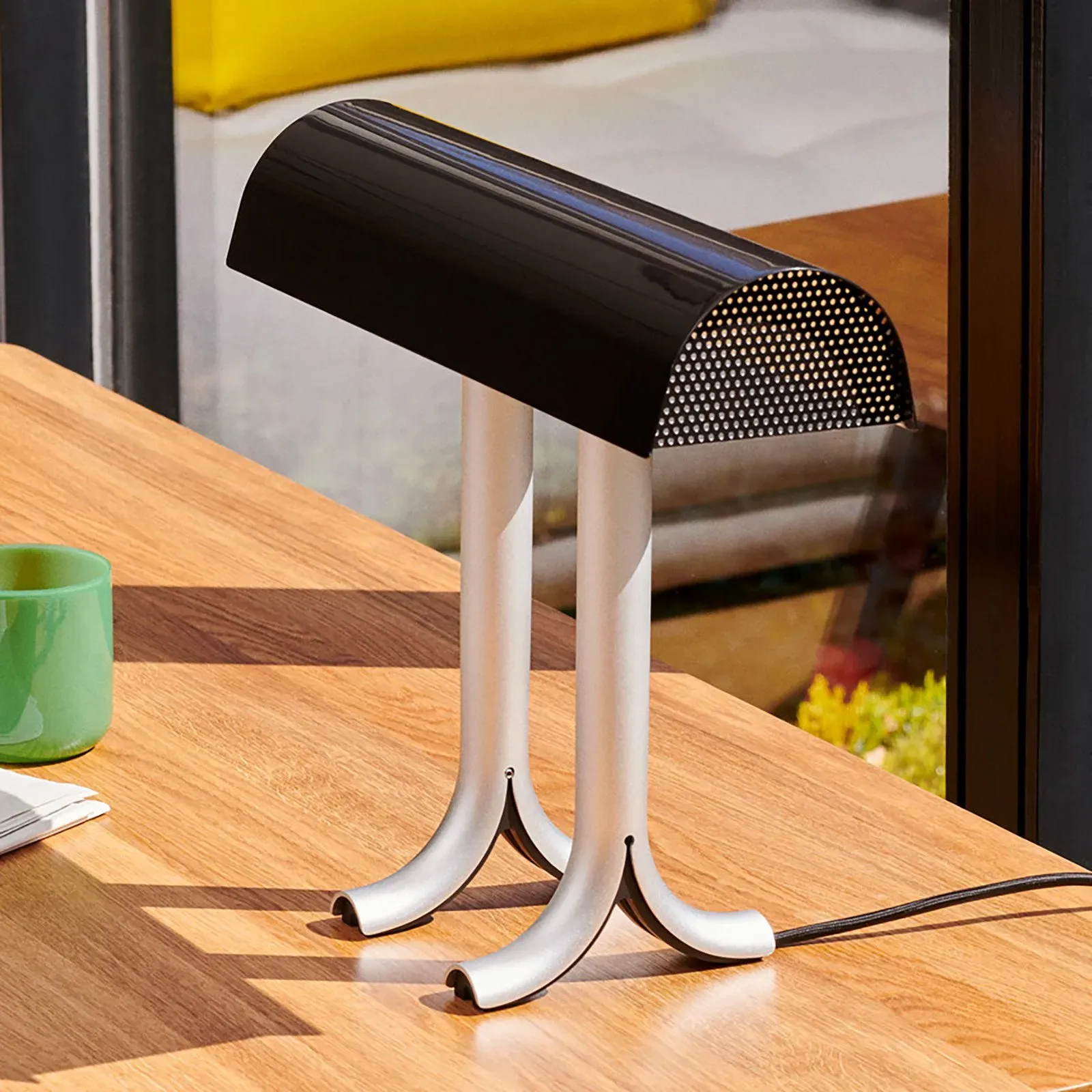 Tischleuchte HAY, Anagram, Metallisch, für Wohnzimmer, Metall, Design - 36.5 - 32.5