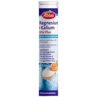 Perrigo Abtei Magnesium+kalium Aktiv Plus Brausetabletten