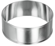 Metaltex Allzweck - Kochringe, Inox-Edelstahl, rund, Speiseringe ideal für die Dekoration von Reis, Fleisch, Fisch und Desserts, 2-teiliges Set, ø 8,5 x 3 cm